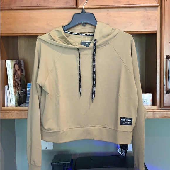 flag nor fail Tops - Flag Nor Fail Crop Hoodie